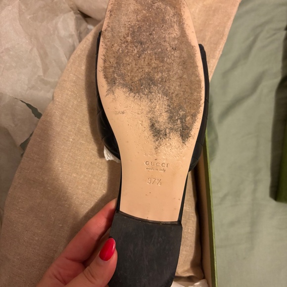 Authentic Gucci Leather Sandals – Great Condition - Size EU 37+ / US 7 - Picture 5 of 7